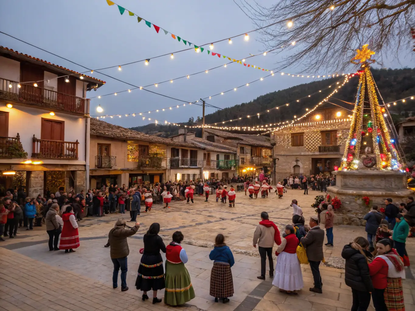 A photograph of a community event in a historical setting, featuring musical performances and storytelling, emphasizing ACB's role in preserving local heritage.